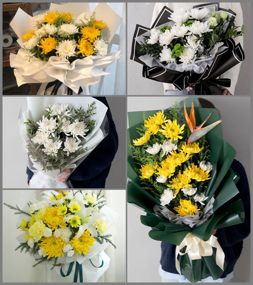 福建漳州平和县山格镇隆庆村白事花束代送